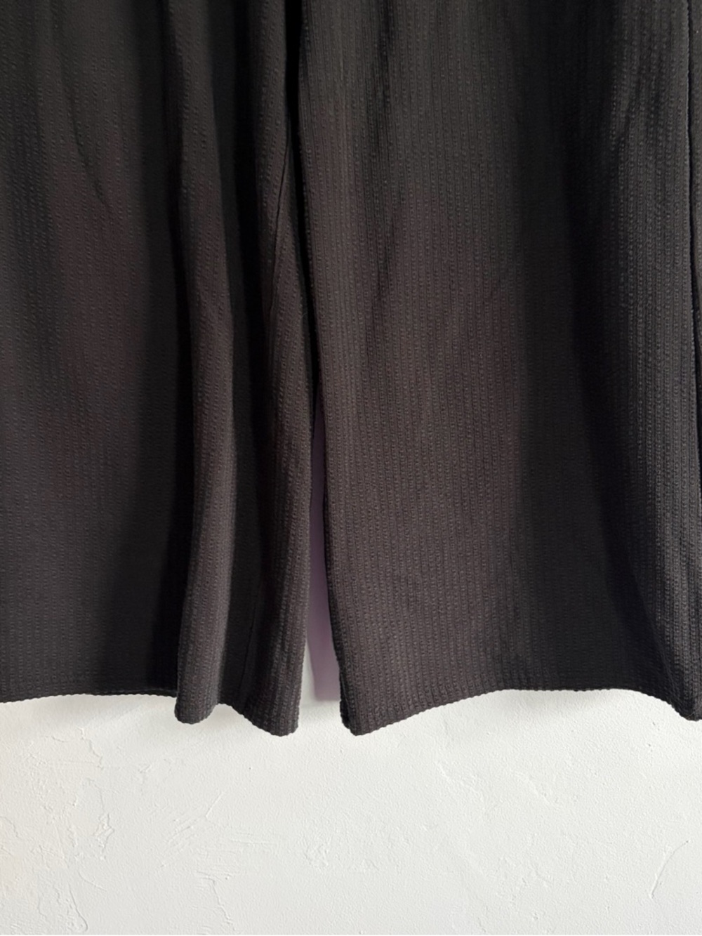 Toad&Co Chaka Wide Leg Pants Samba Texture Black - Picture 5 of 11